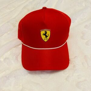 Red Ferrari cap brand new